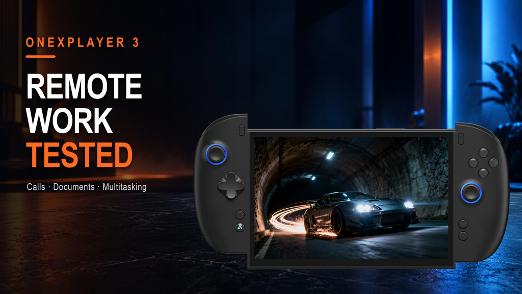 Remote Work on ONEXPLAYER 3: Video Calls, Documents, and Multitasking Tested