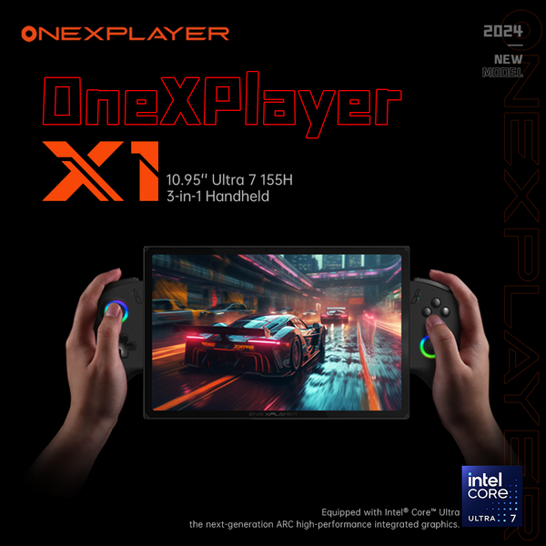 ONEXPLAYER X1: Intel Ultra 155H 10.95'' 3-in-1 Handheld ONEXPLAYER X1: Intel Ultra 155H 10.95'' 3-in-1 Handheld