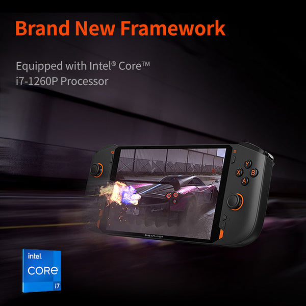 ONEXPLAYER MINI Intel® Celeron® Processor 7305 Black