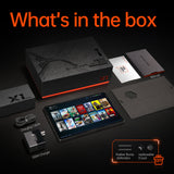 3-in-1 usage of OneXPlayer X1 Pro: handheld mode, tablet mode, and productivity mode.