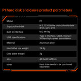 OneXPlayer Ultra Portable Mini Hard Drive Enclosure Box External Solid State magnetic to phone ONEXPLAYER