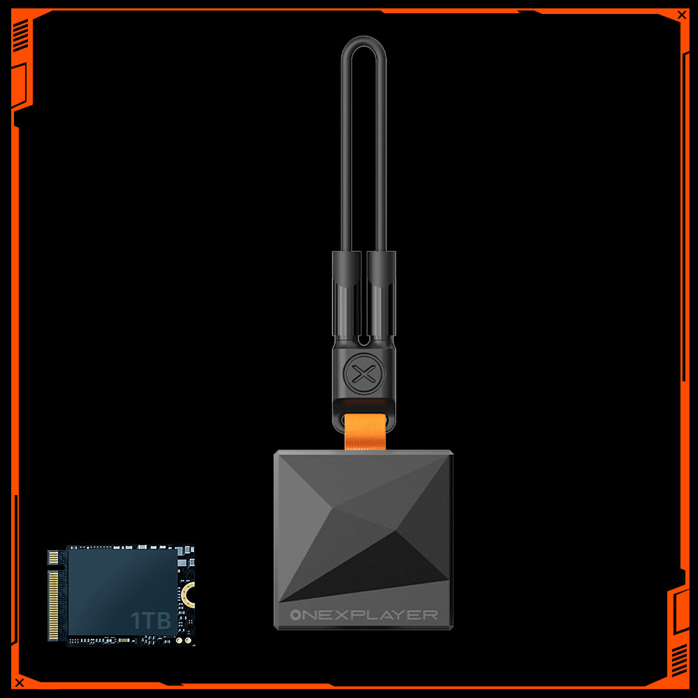 OneXPlayer Ultra Portable Mini Hard Drive Enclosure Box External Solid State magnetic to phone ONEXPLAYER