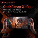 Front view of the OneXPlayer X1 Pro handheld game console with 10.95-inch high-resolution display