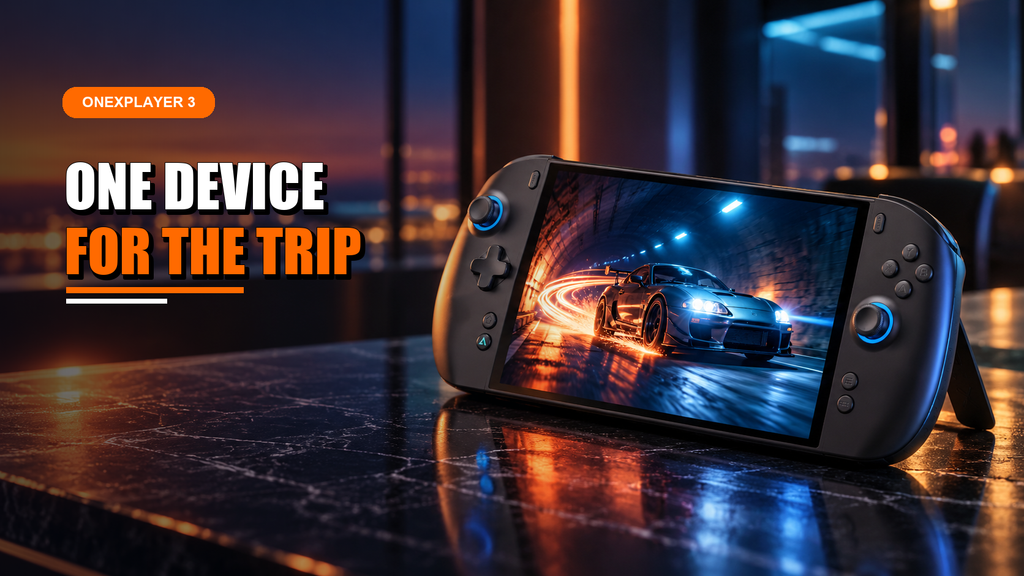 L'ONEXPLAYER 3 peut-il remplacer une console portable, une tablette et un ultrabook en voyage d'affaires ?