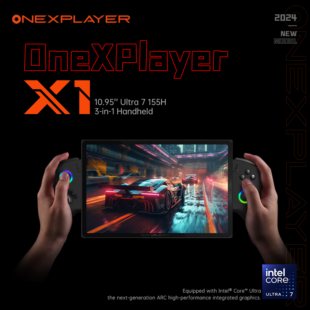 ONEXPLAYER X1: Intel Ultra 155H 10.95'' 3-in-1 Handheld ONEXPLAYER X1: Intel Ultra 155H 10.95'' 3-in-1 Handheld