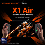 OneXPlayer X1 Air - Portable 3-in-1 Gaming & Creator PC with Expandable Mini SSD Slot