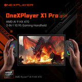 ONEXPLAYER X1 PRO AMD Ryzen™ AI 9 HX 470, 10.95'' 3-In-1 Gaming Handheld