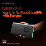 OneXGPU external graphics card for laptops and mini PCs, boosting gaming performance