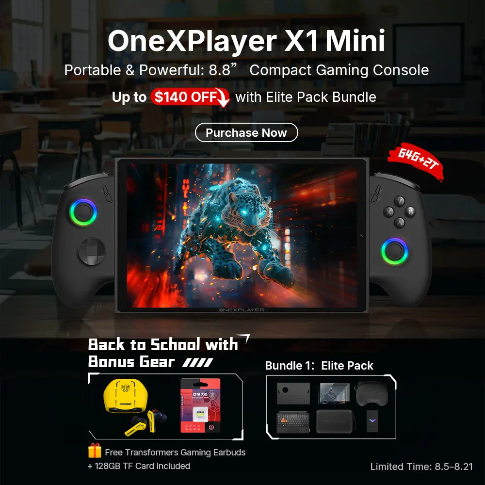 ONEXPLAYER X1 Mini AMD Ryzen 7 8840U 3-in-1  8.8