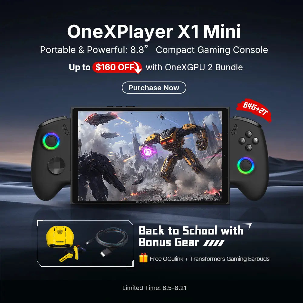ONEXPLAYER X1 Mini AMD Ryzen 7 8840U 3-in-1  8.8