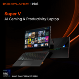 Super V Gaming + Al Mobile Workstation laptop handled