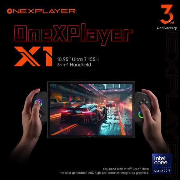 ONEXPLAYER X1: Intel Ultra 155H 10.95'' 3-in-1 Handheld