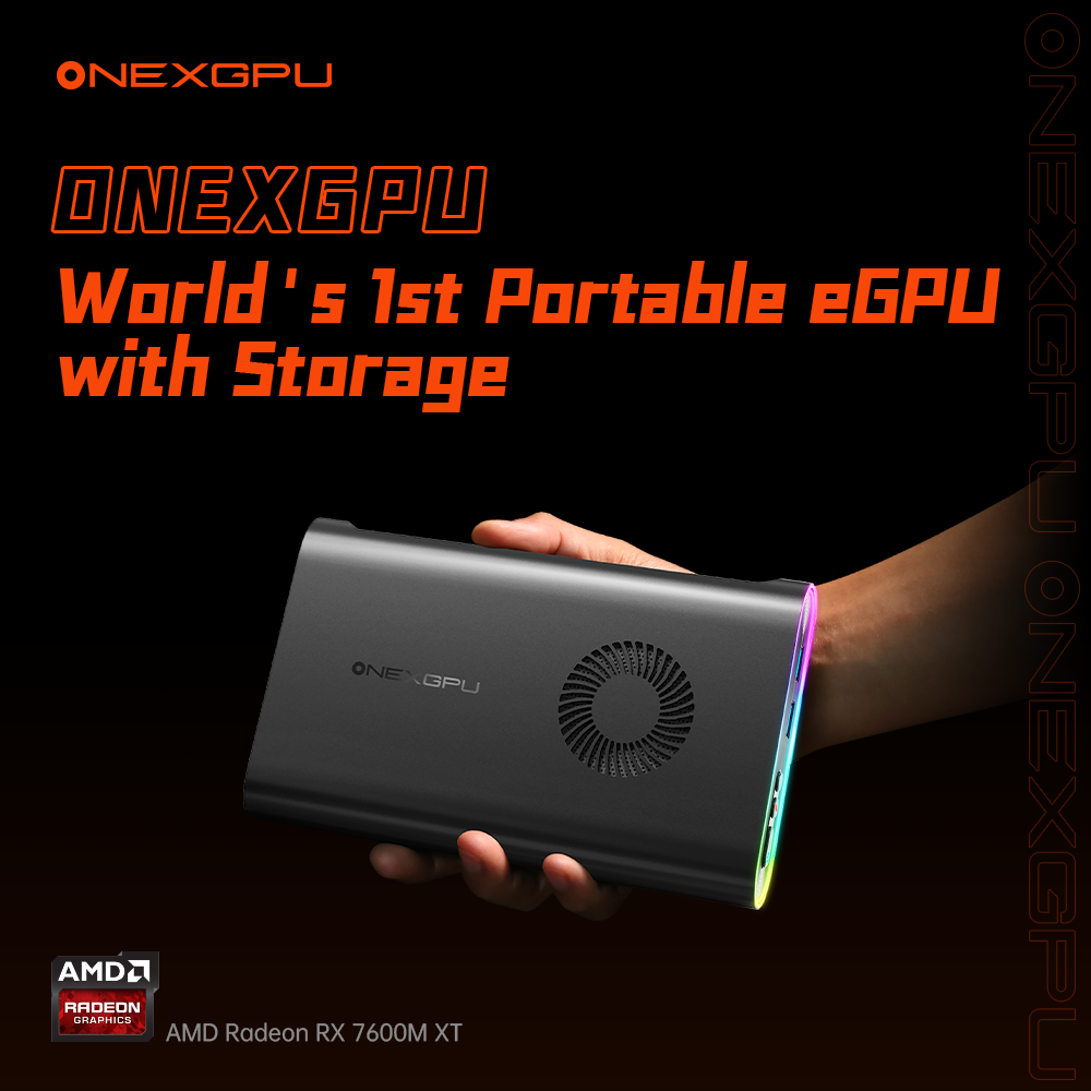 ONEXGPU - World's 1st Portable eGPU with Storage (PRE-ORDER