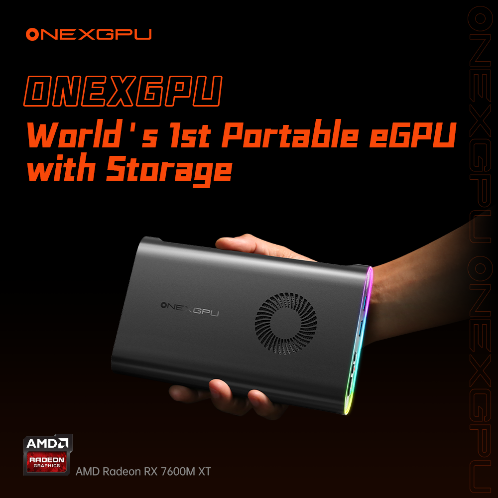 ONEXGPU World s 1st Portable eGPU with Storage PRE ORDER