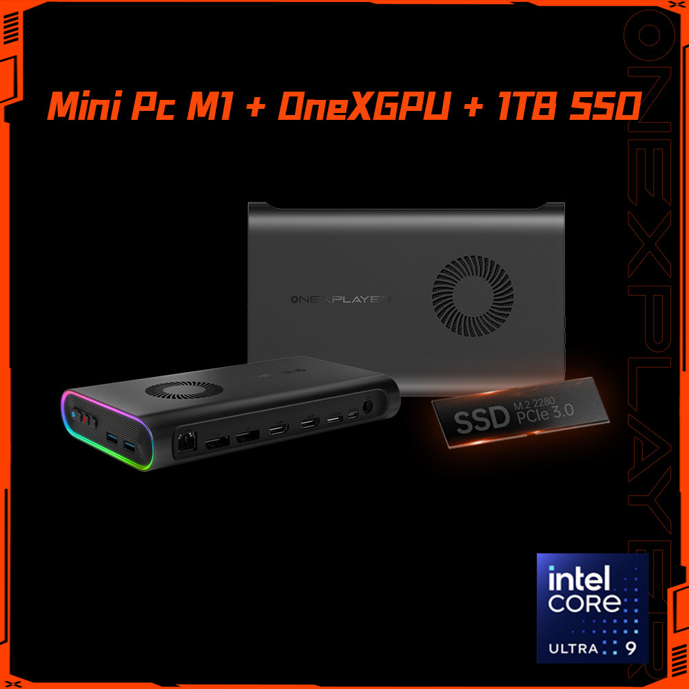 World First Mini Computer OneXPlayer M1 | World’s First Mini PC with Intel Core Ultra 9 185H ...